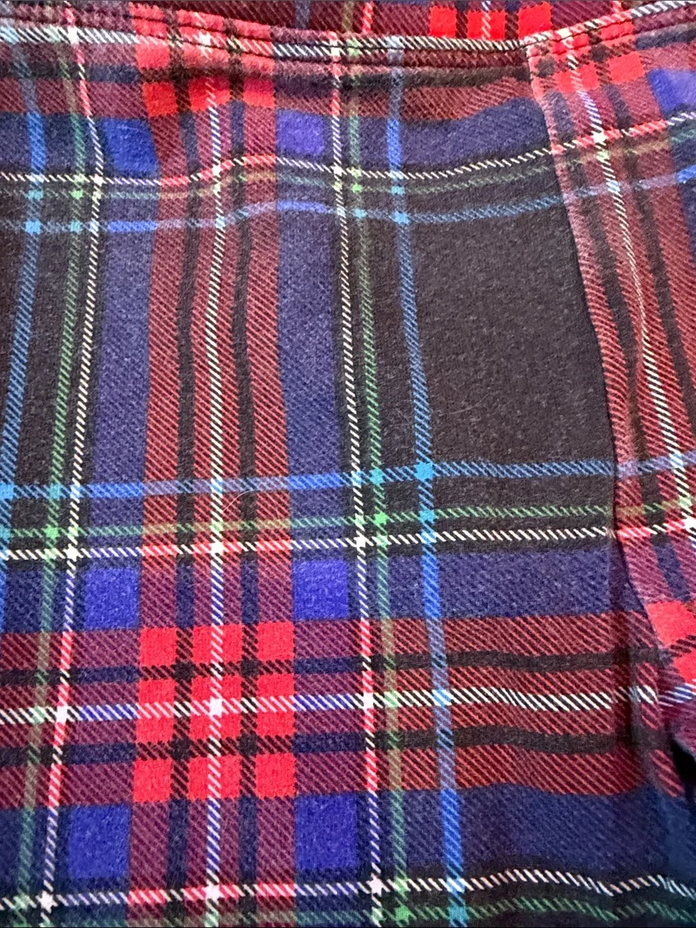 Crewcuts Red and Black tartan Plaid Leggings